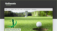 Desktop Screenshot of golfmania.pl