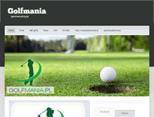 Tablet Screenshot of golfmania.pl